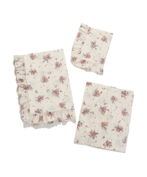 ラス1☆ ジェラートピケ ONLINE限定 花柄3点SET　ダブル    BLU gelato pique（ジェラートピケ）の「【Sleep】【ONLINE限定】 花柄3点