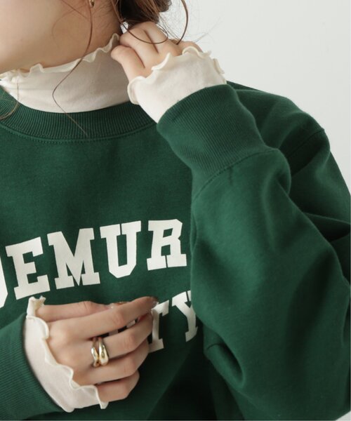 RAY CASSIN（レイカズン）の「メッシュシアータートル（Tシャツ/カットソー・レディース・ブラウン/ライトカーキ/キナリ・FREE）」の2枚目の写真