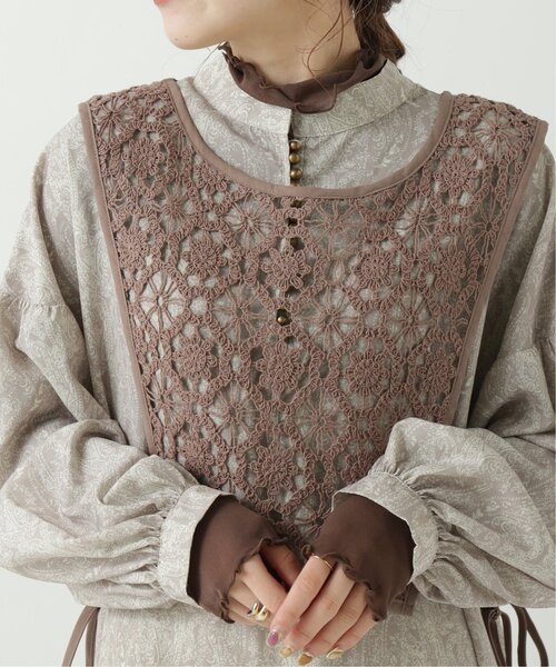 RAY CASSIN（レイカズン）の「メッシュシアータートル（Tシャツ/カットソー・レディース・ブラウン/ライトカーキ/キナリ・FREE）」の4枚目の写真