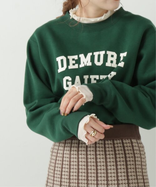 RAY CASSIN（レイカズン）の「メッシュシアータートル（Tシャツ/カットソー・レディース・ブラウン/ライトカーキ/キナリ・FREE）」の11枚目の写真