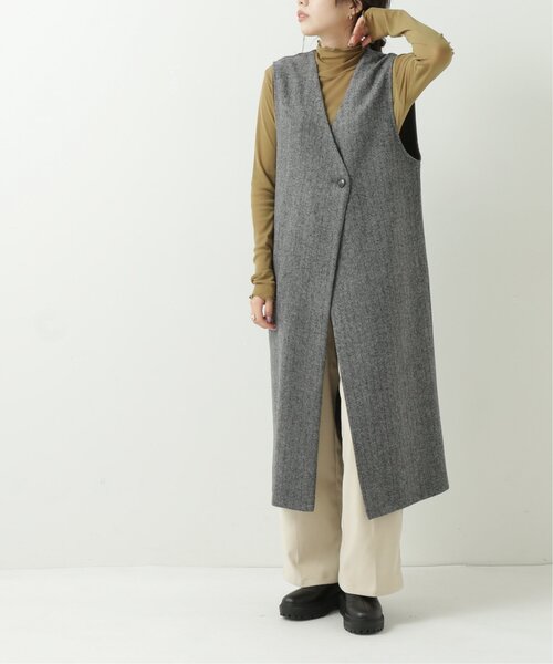 RAY CASSIN（レイカズン）の「メッシュシアータートル（Tシャツ/カットソー・レディース・ブラウン/ライトカーキ/キナリ・FREE）」の12枚目の写真