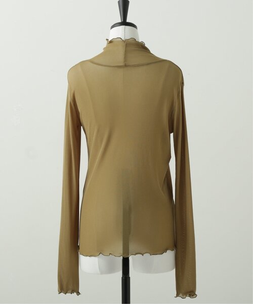 RAY CASSIN（レイカズン）の「メッシュシアータートル（Tシャツ/カットソー・レディース・ブラウン/ライトカーキ/キナリ・FREE）」の21枚目の写真