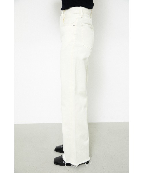 LAGUA GEM(ラグアジェム)の「LOTO COLOR FLARE DENIM(デニムパンツ・レディース・ダークグリーン/ホワイト・22inch/24inch/23inch/26inch/25inch)」の7枚目の写真