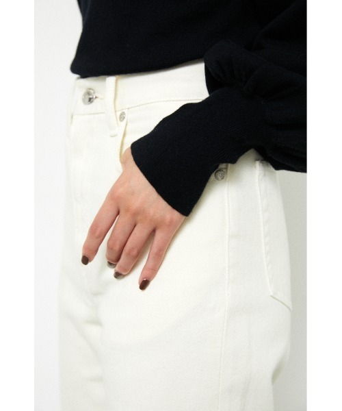 LAGUA GEM(ラグアジェム)の「LOTO COLOR FLARE DENIM(デニムパンツ・レディース・ダークグリーン/ホワイト・22inch/24inch/23inch/26inch/25inch)」の10枚目の写真