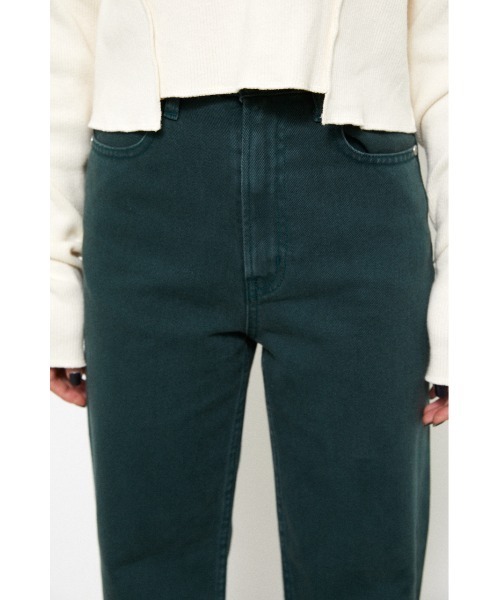 LAGUA GEM(ラグアジェム)の「LOTO COLOR FLARE DENIM(デニムパンツ・レディース・ダークグリーン/ホワイト・22inch/24inch/23inch/26inch/25inch)」の18枚目の写真