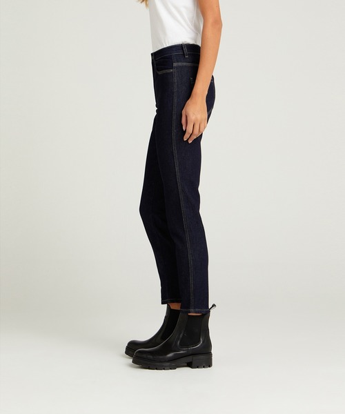 SISLEY（シスレー）の「ストレッチスキニーデニムパンツ(PAPEETE)（デニムパンツ・レディース・ダークインディゴブルー・27inch/26inch/25inch/28inch）」の4枚目の写真