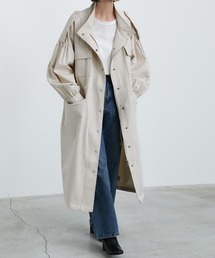 select MOCA | ダブルポケットパフスリーブトレンチコート(トレンチコート)