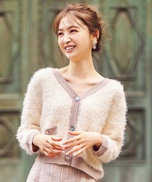 WILLSELECTION | 配色ファンシーツイードニットカーディガン(カーディガン/ボレロ)