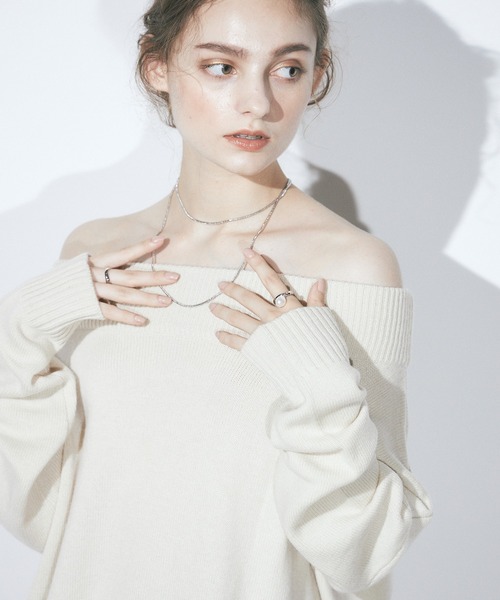 DRWCYS（ドロシーズ）の「ロングチェーンネックレス（ネックレス・レディース・シルバー/ピンク・FREE）」の6枚目の写真