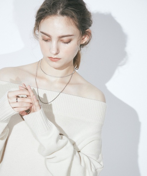 DRWCYS（ドロシーズ）の「ロングチェーンネックレス（ネックレス・レディース・シルバー/ピンク・FREE）」の8枚目の写真