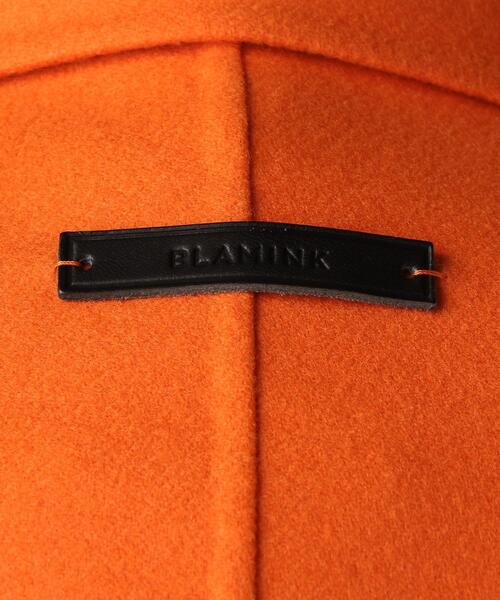 BLAMINK シャツジャケット ブラミンク BLAMINK(ブラミンク)｜レザーカラージャケット/ベージュ の通販