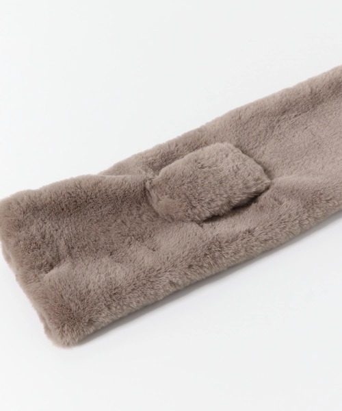 URBAN RESEARCH DOORS（アーバンリサーチドアーズ）の「エコファーティペット（マフラー・レディース・ベージュ系その他/ライトベージュ・ONE）」の7枚目の写真