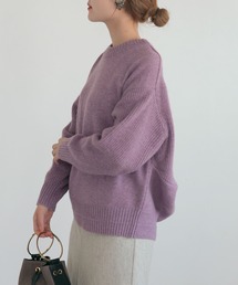 URBAN RESEARCH ROSSO | バックボリューム切替ニット(ニット/セーター)