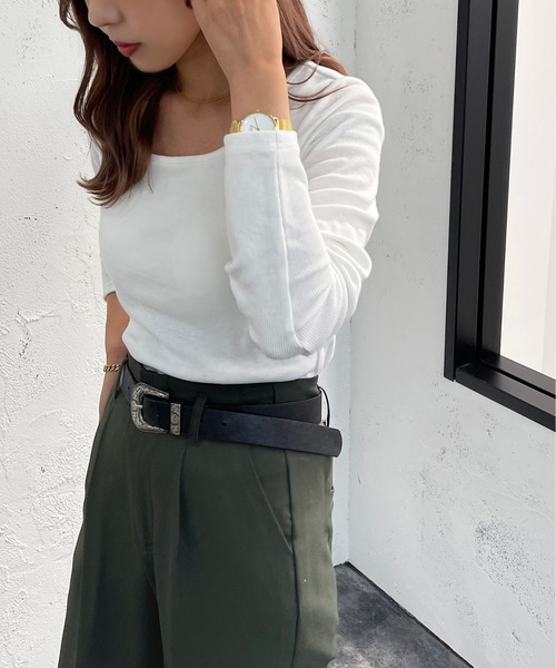 apres jour mignon(アプレジュールミニョン)の「カップ付きインナー【ZOZOTOWN限定アイテム】(その他トップス・レディース・ライトベージュ/ブラック/オフホワイト・フリー/X-LARGE)」の8枚目の写真