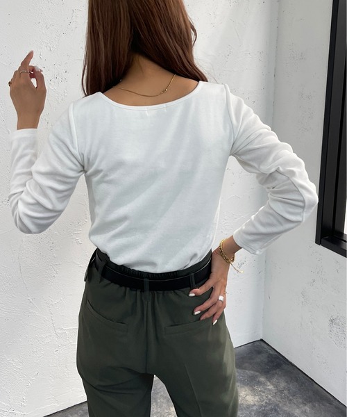 apres jour mignon(アプレジュールミニョン)の「カップ付きインナー【ZOZOTOWN限定アイテム】(その他トップス・レディース・ライトベージュ/ブラック/オフホワイト・フリー/X-LARGE)」の9枚目の写真