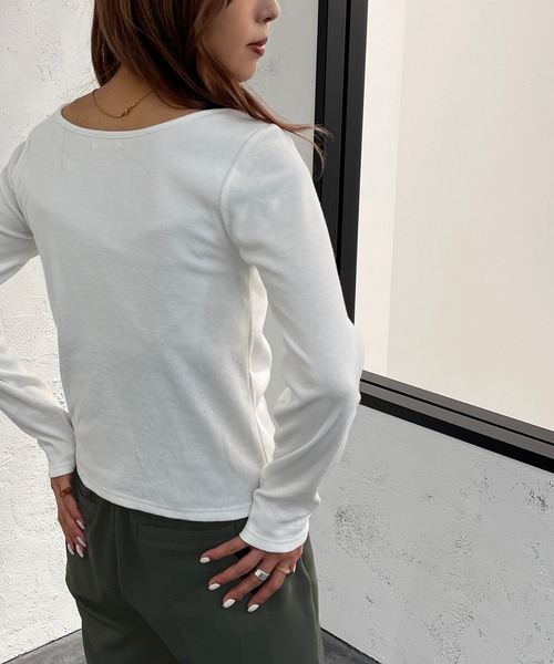 apres jour mignon(アプレジュールミニョン)の「カップ付きインナー【ZOZOTOWN限定アイテム】(その他トップス・レディース・ライトベージュ/ブラック/オフホワイト・フリー/X-LARGE)」の10枚目の写真