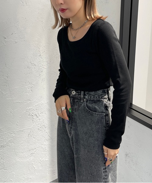 apres jour mignon(アプレジュールミニョン)の「カップ付きインナー【ZOZOTOWN限定アイテム】(その他トップス・レディース・ライトベージュ/ブラック/オフホワイト・フリー/X-LARGE)」の17枚目の写真