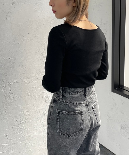 apres jour mignon(アプレジュールミニョン)の「カップ付きインナー【ZOZOTOWN限定アイテム】(その他トップス・レディース・ライトベージュ/ブラック/オフホワイト・フリー/X-LARGE)」の18枚目の写真