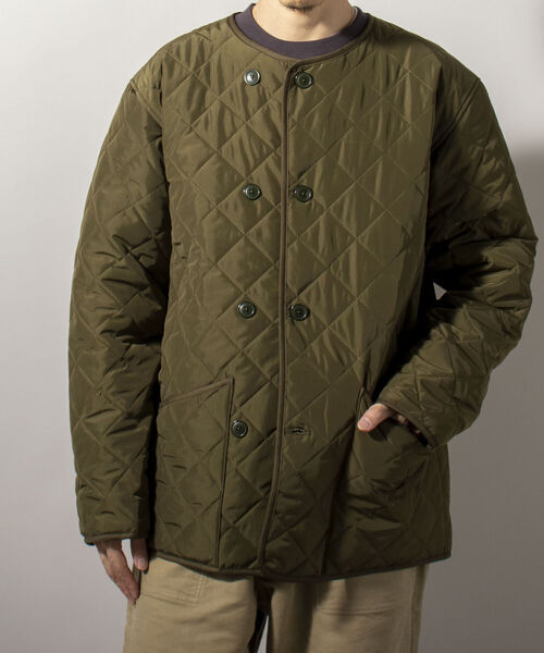 GLOSTER(グロスター)の「【Kinloch Anderson/キンロック・アンダーソン】QUILTED LINNER JACKET キルティングライナージャケット(ブルゾン・メンズ・ブラック/オリーブ・40/38)」の13枚目の写真