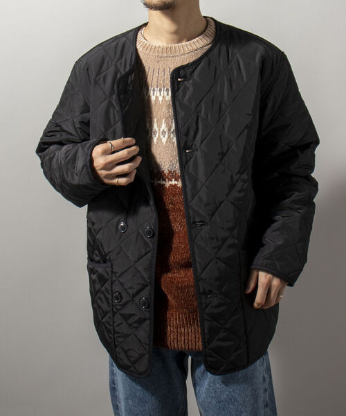 GLOSTER(グロスター)の「【Kinloch Anderson/キンロック・アンダーソン】QUILTED LINNER JACKET キルティングライナージャケット(ブルゾン・メンズ・ブラック/オリーブ・40/38)」の17枚目の写真