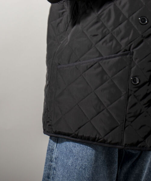 GLOSTER(グロスター)の「【Kinloch Anderson/キンロック・アンダーソン】QUILTED LINNER JACKET キルティングライナージャケット(ブルゾン・メンズ・ブラック/オリーブ・40/38)」の7枚目の写真