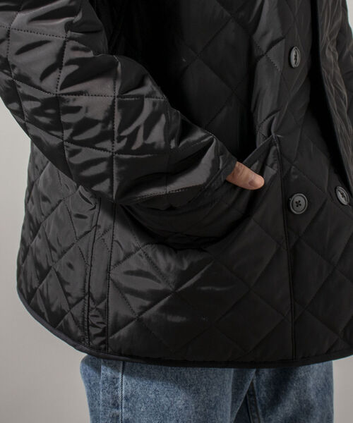 GLOSTER(グロスター)の「【Kinloch Anderson/キンロック・アンダーソン】QUILTED LINNER JACKET キルティングライナージャケット(ブルゾン・メンズ・ブラック/オリーブ・40/38)」の9枚目の写真