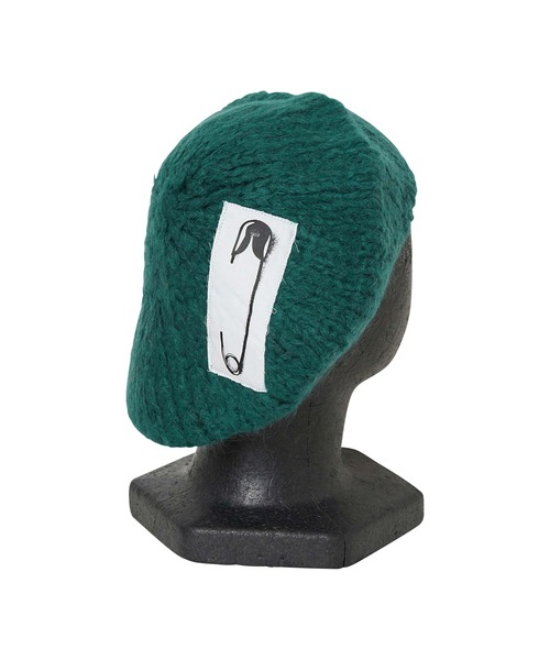 HYSTERIC GLAMOUR（ヒステリックグラマー）の「SAFETY PIN ベレー（ハンチング/ベレー帽・レディース・ブラック/レッド/グリーン・FREE）」の3枚目の写真