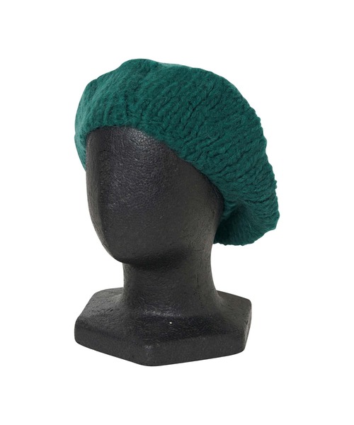 HYSTERIC GLAMOUR（ヒステリックグラマー）の「SAFETY PIN ベレー（ハンチング/ベレー帽・レディース・ブラック/レッド/グリーン・FREE）」の4枚目の写真