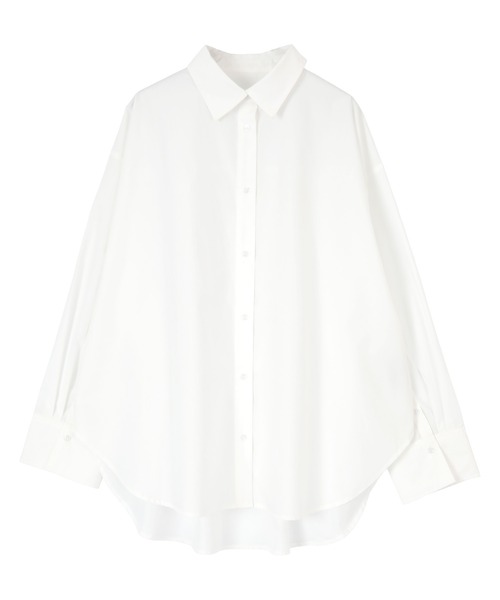 titivate（ティティベイト）の「ﾋﾞｯｸﾞｼﾙｴｯﾄｼｬﾂﾌﾞﾗｳｽ（シャツ/ブラウス・レディース・オフホワイト/ブルー系その他/パープル系その他/イエロー系その他・S/M）」の5枚目の写真