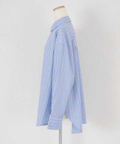 titivate（ティティベイト）の「ﾋﾞｯｸﾞｼﾙｴｯﾄｼｬﾂﾌﾞﾗｳｽ（シャツ/ブラウス・レディース・オフホワイト/ブルー系その他/パープル系その他/イエロー系その他・S/M）」の19枚目の写真