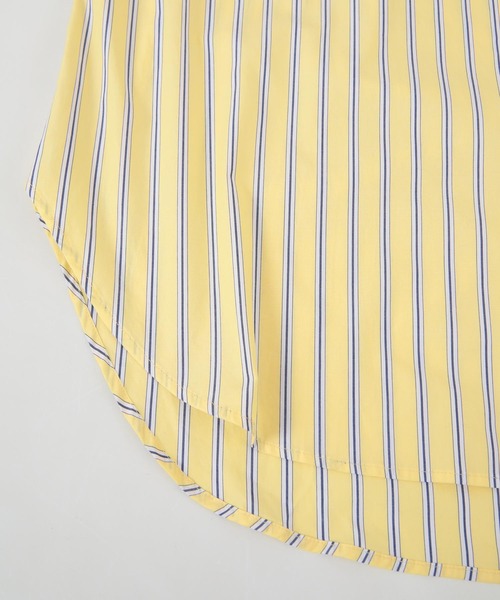 titivate（ティティベイト）の「ﾋﾞｯｸﾞｼﾙｴｯﾄｼｬﾂﾌﾞﾗｳｽ（シャツ/ブラウス・レディース・オフホワイト/ブルー系その他/パープル系その他/イエロー系その他・S/M）」の18枚目の写真