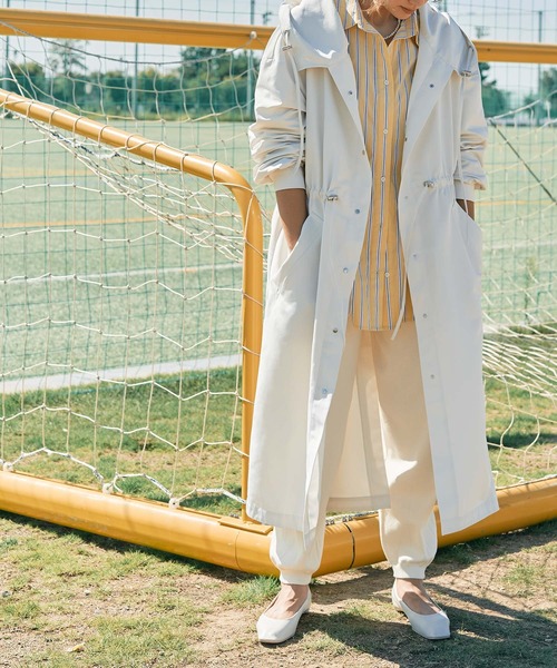 titivate（ティティベイト）の「ﾋﾞｯｸﾞｼﾙｴｯﾄｼｬﾂﾌﾞﾗｳｽ（シャツ/ブラウス・レディース・オフホワイト/ブルー系その他/パープル系その他/イエロー系その他・S/M）」の21枚目の写真