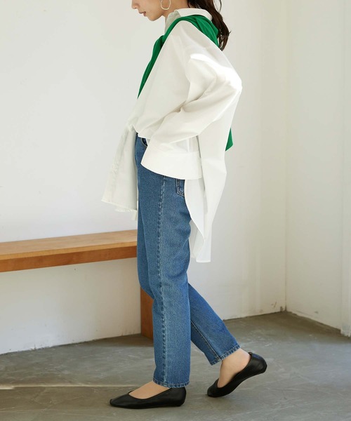 titivate（ティティベイト）の「ﾋﾞｯｸﾞｼﾙｴｯﾄｼｬﾂﾌﾞﾗｳｽ（シャツ/ブラウス・レディース・オフホワイト/ブルー系その他/パープル系その他/イエロー系その他・S/M）」の22枚目の写真