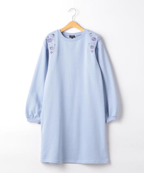 セール Web限定サイズあり Tj 裏毛 フラワー刺繍 ワンピース 140cm 160cm ワンピース Green Label Relaxing グリーンレーベルリラクシング のファッション通販 Zozotown
