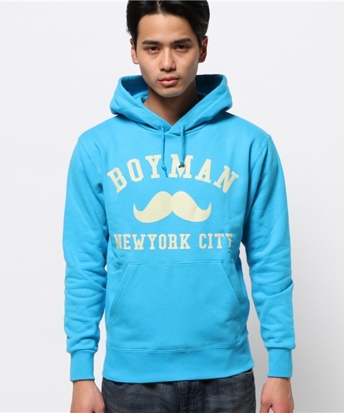 OUTLET（アウトレット）の「【WHO'S WHO gallery】BYIVYPARKER（パーカー・メンズ・ロイヤルブルー・SMALL/MEDIUM）」の7枚目の写真