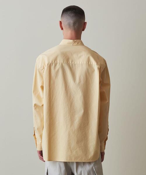 Steven Alan(スティーブンアラン)の「<Steven Alan> G/DYE PIN OX SINGLE NEEDLE SHIRT-LOOSE/シャツ(シャツ/ブラウス・メンズ・ライム/イエロー/ナチュラル・S/L/M/XL)」の12枚目の写真