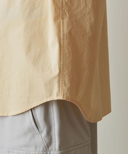 Steven Alan(スティーブンアラン)の「<Steven Alan> G/DYE PIN OX SINGLE NEEDLE SHIRT-LOOSE/シャツ(シャツ/ブラウス・メンズ・ライム/イエロー/ナチュラル・S/L/M/XL)」の7枚目の写真