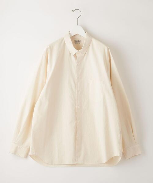 Steven Alan(スティーブンアラン)の「<Steven Alan> G/DYE PIN OX SINGLE NEEDLE SHIRT-LOOSE/シャツ(シャツ/ブラウス・メンズ・ライム/イエロー/ナチュラル・S/L/M/XL)」の13枚目の写真