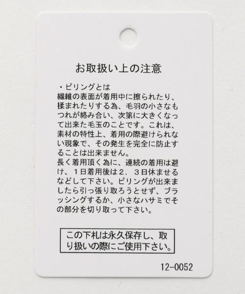 LEPSIM（レプシィム）の「3ゲージジャガードアミガラプルオーバー　257609（ニット/セーター・レディース・ブラック/ブラウン・FREE）」の18枚目の写真