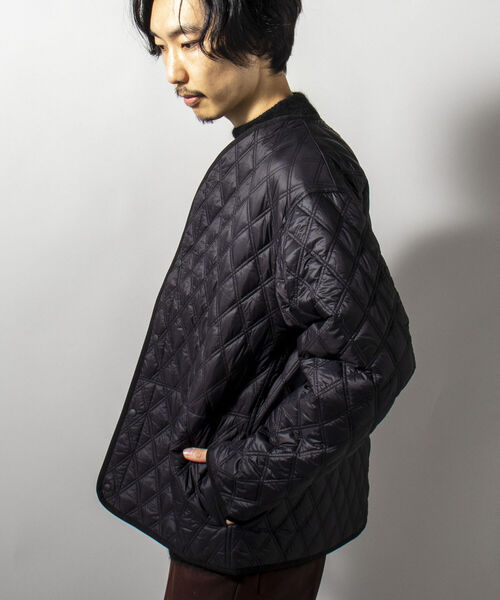 GLOSTER（グロスター）の「【GLOSTER/グロスター】PUFFER WARM JACKET 中綿ジャケット（ブルゾン・メンズ・オフホワイト/ブラック/オリーブ・MEDIUM/LARGE）」の10枚目の写真