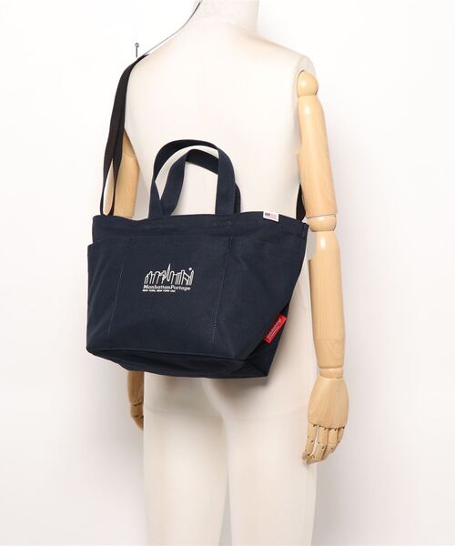 Manhattan Portage（マンハッタンポーテージ）の「Whitestone Tote Bag Canvas 2021（トートバッグ・メンズ・ダークネイビー/オリーブ/ベージュ・SMALL）」の6枚目の写真