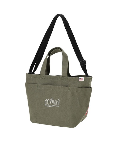 Manhattan Portage（マンハッタンポーテージ）の「Whitestone Tote Bag Canvas 2021（トートバッグ・メンズ・ダークネイビー/オリーブ/ベージュ・SMALL）」の2枚目の写真