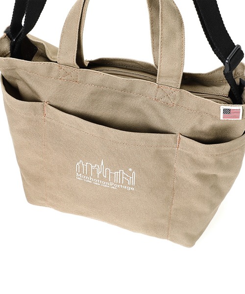 Manhattan Portage（マンハッタンポーテージ）の「Whitestone Tote Bag Canvas 2021（トートバッグ・メンズ・ダークネイビー/オリーブ/ベージュ・SMALL）」の14枚目の写真