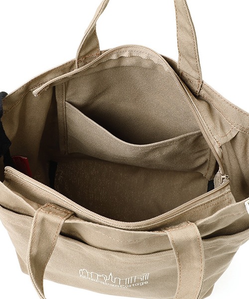 Manhattan Portage（マンハッタンポーテージ）の「Whitestone Tote Bag Canvas 2021（トートバッグ・メンズ・ダークネイビー/オリーブ/ベージュ・SMALL）」の8枚目の写真