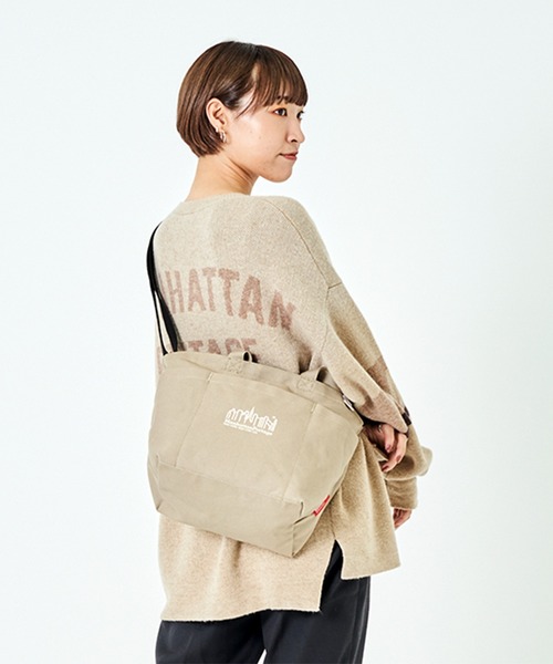 Manhattan Portage（マンハッタンポーテージ）の「Whitestone Tote Bag Canvas 2021（トートバッグ・メンズ・ダークネイビー/オリーブ/ベージュ・SMALL）」の17枚目の写真