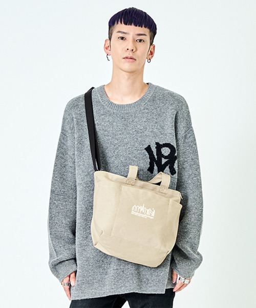 Manhattan Portage（マンハッタンポーテージ）の「Whitestone Tote Bag Canvas 2021（トートバッグ・メンズ・ダークネイビー/オリーブ/ベージュ・SMALL）」の11枚目の写真