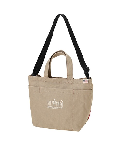 Manhattan Portage（マンハッタンポーテージ）の「Whitestone Tote Bag Canvas 2021（トートバッグ・メンズ・ダークネイビー/オリーブ/ベージュ・SMALL）」の7枚目の写真