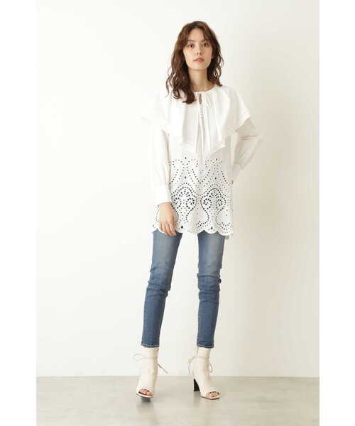 JILL STUART（ジルスチュアート）の「◆メノールデニムパンツ（デニムパンツ・レディース・ブルー/ネイビー・2/0/4）」の17枚目の写真