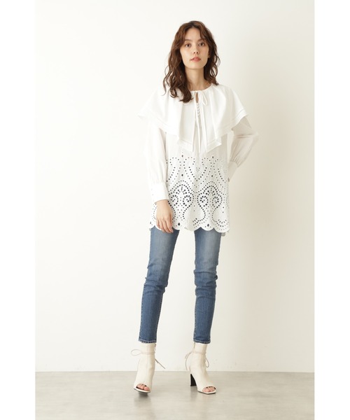 JILL STUART（ジルスチュアート）の「◆メノールデニムパンツ（デニムパンツ・レディース・ブルー/ネイビー・2/0/4）」の11枚目の写真