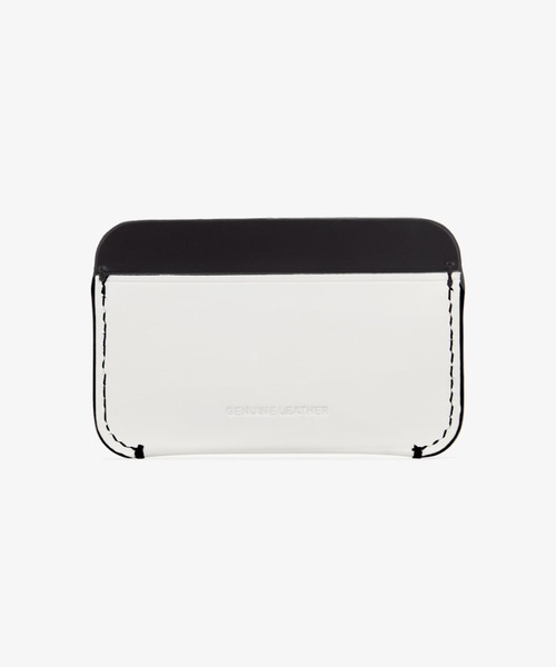 FRED PERRY（フレッドペリー）の「Contrast Matt Lea Card Holder（カードケース・メンズ・ホワイト/ブラック・ONE SIZE）」の3枚目の写真